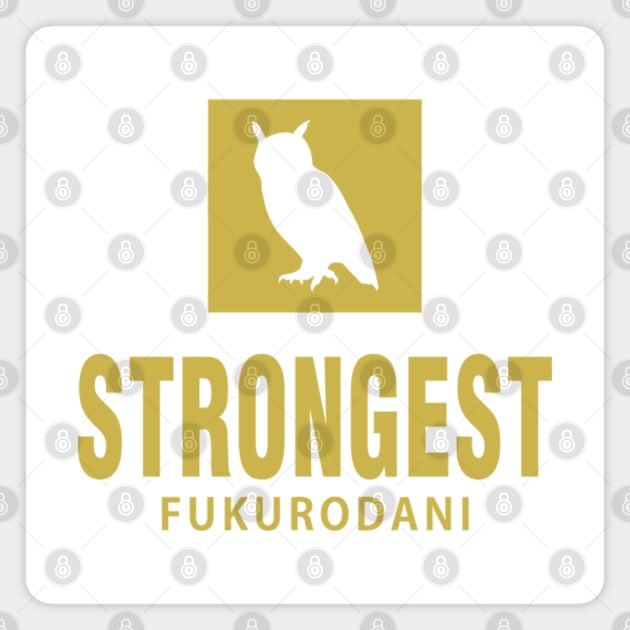 Strongest - Fukurodani Magnet by Otaku Inc.